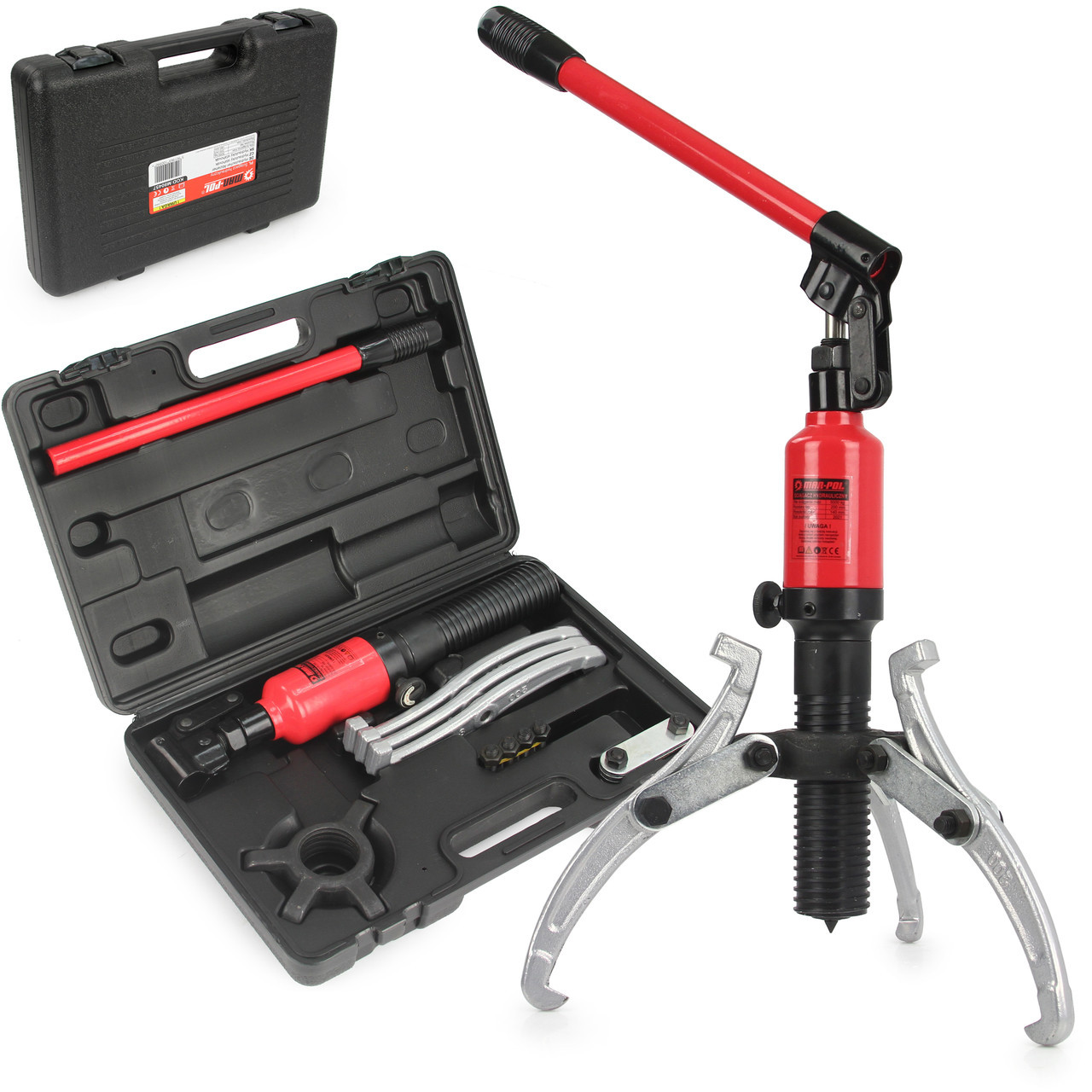 Гідравлічний знімач підшипників і шестерень 5 тонн Mar-Pol M80457 інструмент для демонтажу деталей - фото 2 - id-p1787573563