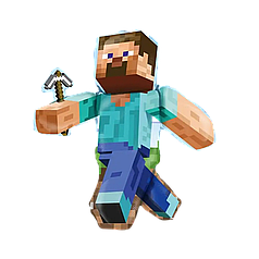 Фігура КИТАЙ-КТ089 Чоловічок Стів - Майнкрафт (УП)