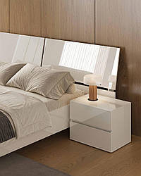 Ліжко Мія Глянець Білий 1,6х2,0 без каркасу