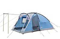 Тримісна палатка Pinguin Nimbus 3 з тамбуром, водостійкість 4000 мм, синя