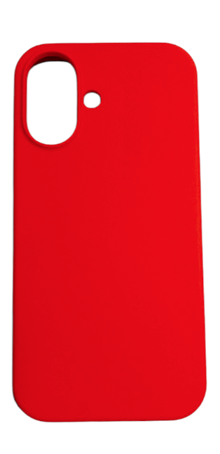 Чохол накладка Silicon Case Full Camera для Apple iPhone 16 Red, фото 1