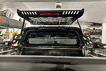 Роллбар з кошиком Dakar (під ролети) для Nissan Navara/NP300 2016- рр, фото 4