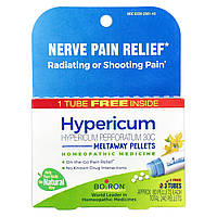 Boiron, Hypericum, засіб від нервового болю, гранули Meltaway, 30C, 3 пробірки, 80 гранул у кожній