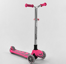 Самокат триколісний Best Scooter Maxi Максі складний, Pink Y-00211