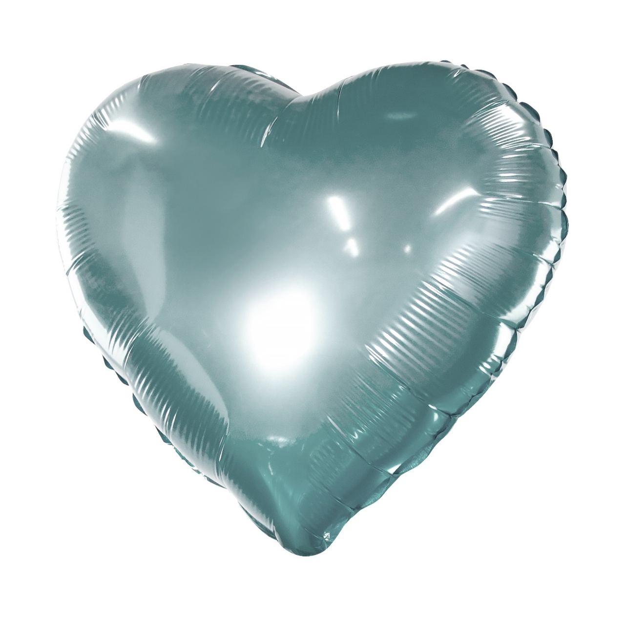 Серце 18" КИТАЙ-КТ 017 Металік блакитне