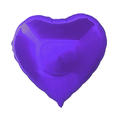 24" КИТАЙ-КТ СЕРЦЕ Металік фіолетове (УП)