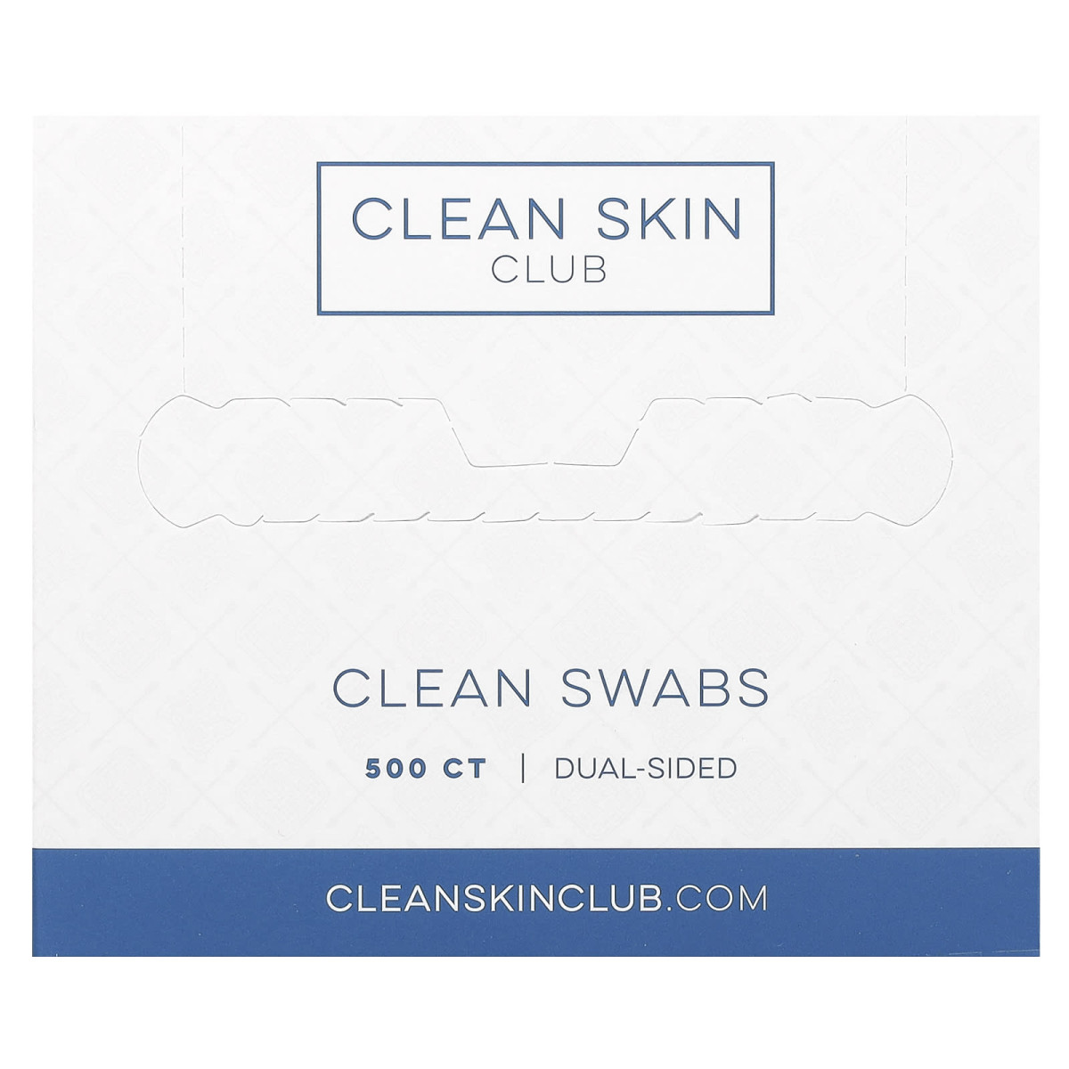 Clean Skin Club, двосторонні тампони для очищення, 500 шт