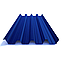 Профнастил НС-57 0.45 мм Ral 5005 поліестер (синій насичений), фото 2