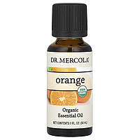 Dr. Mercola, органічна ефірна олія, апельсин, 30 мл (1 рідка унція)