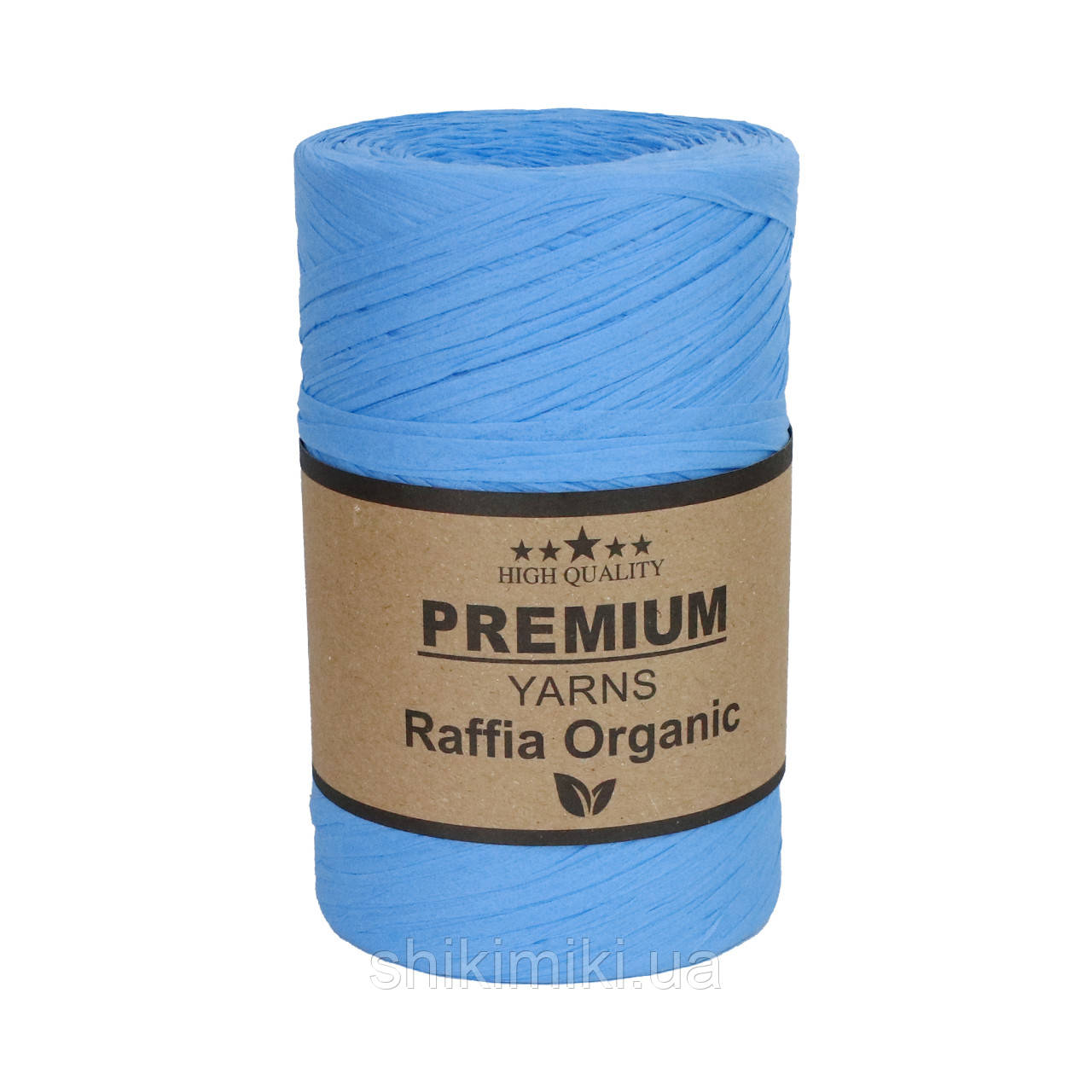 Рафія Organic Premium, колір блакитний, фото 1