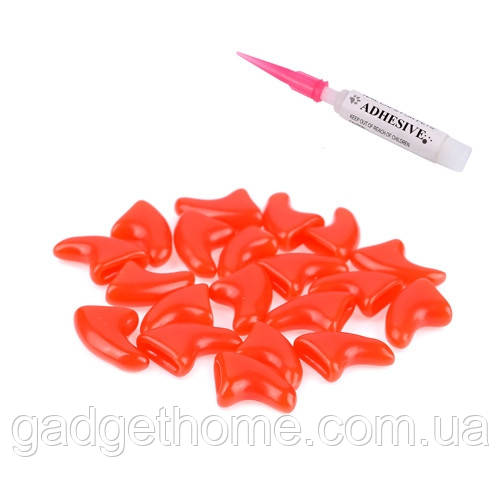 ТОП! Ковпачки для кігтів антицарапки накладні M 4-6 кг - (gHome), фото 1