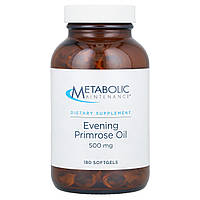 Metabolic Maintenance, олія примули вечірньої, 500 мг, 180 капсул