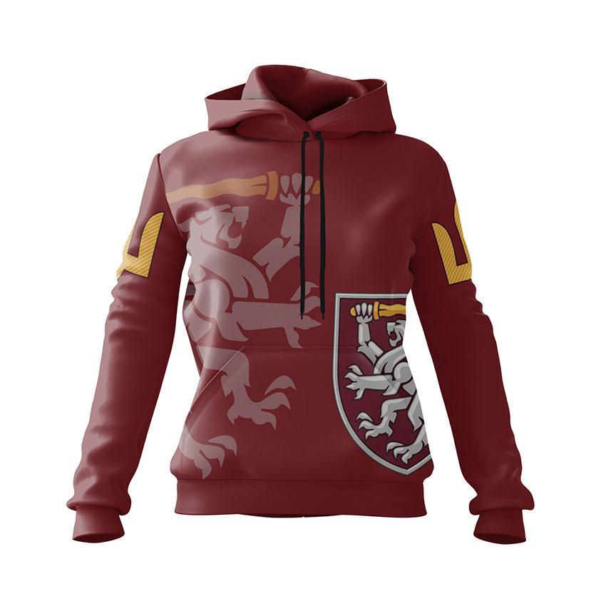 Худі жіноче з принтом «80-та окрема десантно-штурмова бригада. Гордий захисник» бордовий