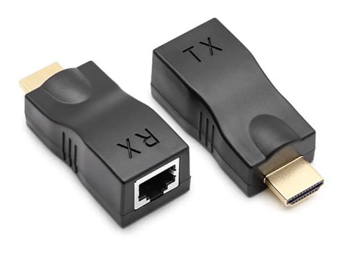 Подовжувач HDMI відео сигналу по UTP кабелю по одній кручений парі передавач перетворювач HDMI Extender rj45 по локальній мережі C