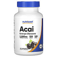 Nutricost, асаї, 2200 мг, 120 капсул