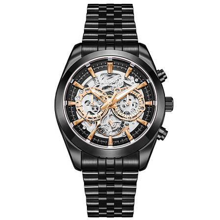 Чоловічий механічний годинник Lee Cooper DeLuxe Mechanical, фото 1