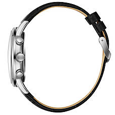 Чоловічі вологостійкі годинники Lee Cooper Leather Black, фото 4