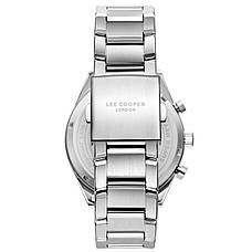Чоловічий водостійкий годинник Lee Cooper England Silver, фото 3