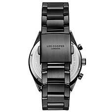 Чоловічий водостійкий годинник  Lee Cooper England Black, фото 3
