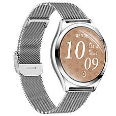 Розумні смарт годинники Smart Love Pro Silver Steel, 2 ремінці, фото 5