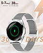Розумні смарт годинники Smart Love Pro Silver Steel, 2 ремінці, фото 6