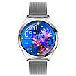 Розумні смарт годинники Smart Love Pro Silver Steel, 2 ремінці, фото 9