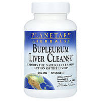 Planetary Herbals, Bupleurum Liver Cleanse™, 545 мг, 72 таблетки