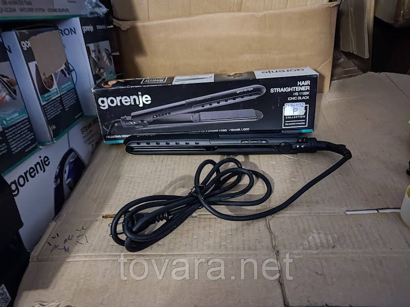 Щипці/Випрямляч для волосся Gorenje HS 110BK No 241201132