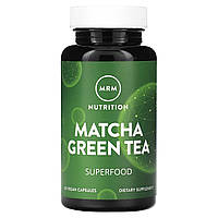 MRM Nutrition, зелений чай матча, 60 веганських капсул