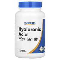 Nutricost, гіалуронова кислота, 100 мг, 120 капсул