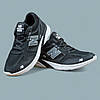 Чоловічі літні кросівки (сітка, шкіра) чорні, текстильні дихаючи для чоловіків на літо, розміри 40-45, фото 4