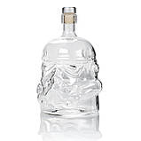 Графин для алкоголю RESTEQ у формі шолома штурмовика із Зоряних Воєн — оригінальний графин Star Wars, фото 3