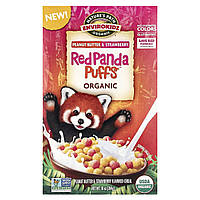 Nature's Path, органічні пластівці Red Panda Puffs™, арахісова паста й полуниця, 284 г (10 унцій)