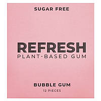Refresh Gum, жувальна гумка на рослинній основі, 12 шт