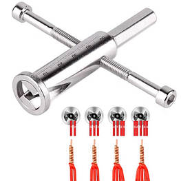 Насадка інструмент на шуруповерт дриль для скручування і зачистки проводів - оригінал