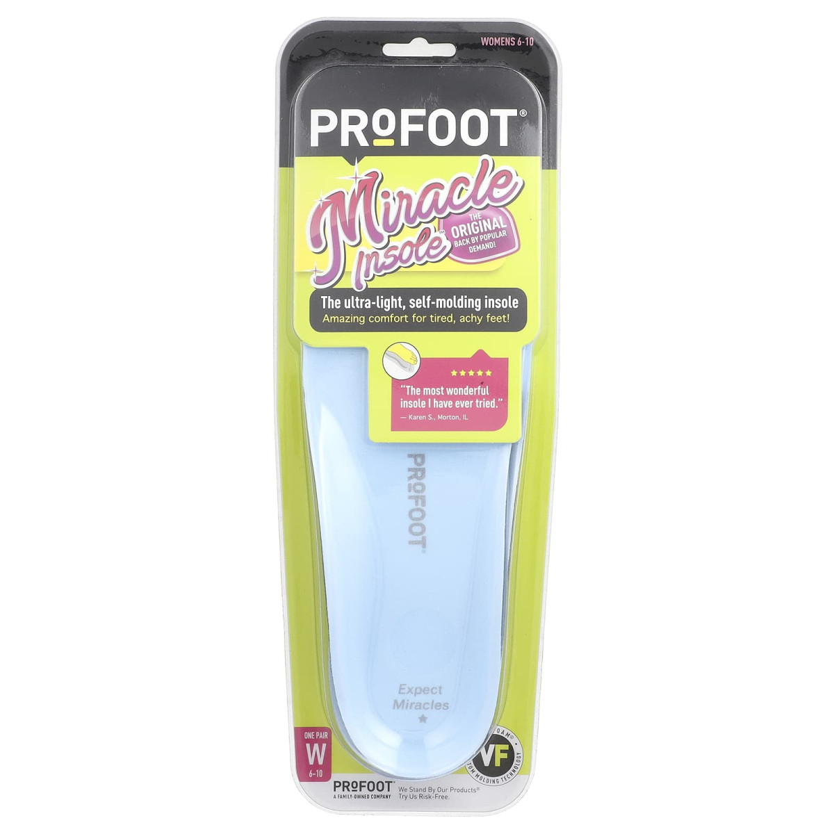 Profoot, Miracle Insole, для жінок 6–10 років, 1 пара