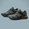 Чоловічі літні кросівки (сітка, шкіра) хакі, текстильні дихаючи для чоловіків на літо, розміри 40-45, фото 6