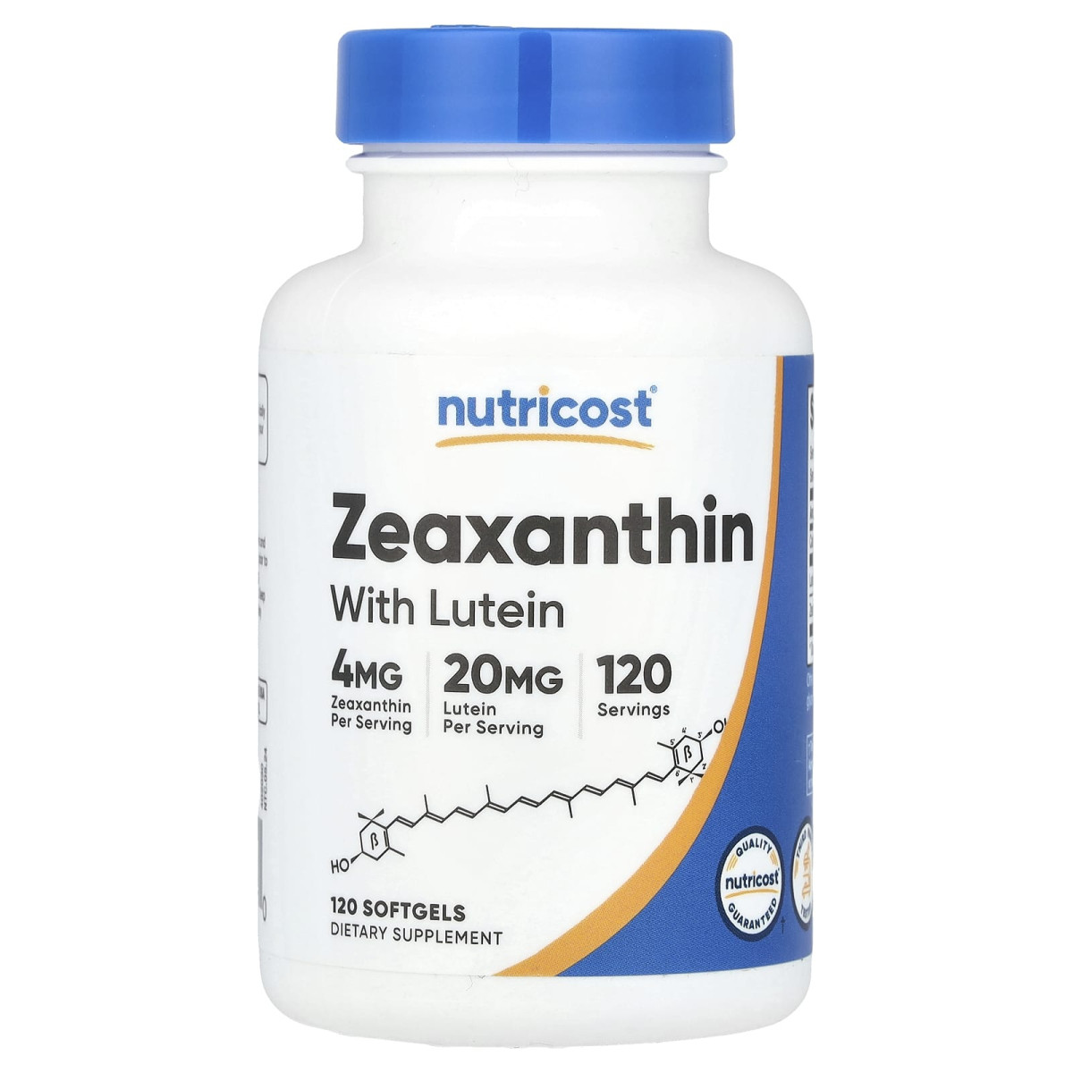 Nutricost, зеаксантин із лютеїном, 120 капсул