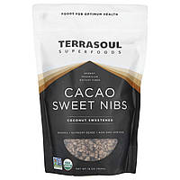 Terrasoul Superfoods, какао зі солодкими крупами, з кокосом, 454 г (16 унцій)
