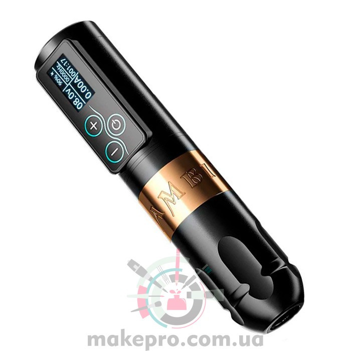 Бездротова тату машинка Ambition Vibe Tattoo Machine 4.0 mm (gold), фото 1
