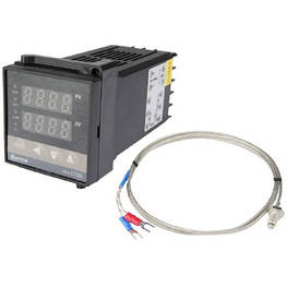 ПІД-терморегулятор REX-C100 +термопара, релейний вихід - оригінал