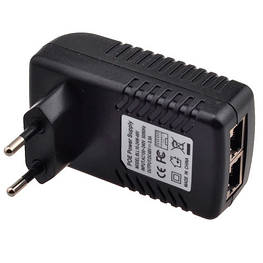 PoE адаптер інжектор живлення камер RJ45 48В 0.5А - оригінал