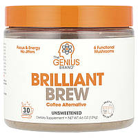 The Genius Brand, Brilliant Brew, альтернатива каві, без солодкого, 129 г (4,6 унції)