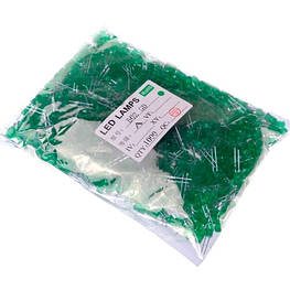 LED світлодіод 3мм 1.8-2В 20мА, 1000шт, зелений - оригінал