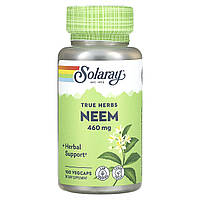 Solaray, True Herbs, нім, 460 мг, 100 капсул VegCap