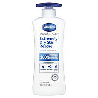 Vaseline, Clinical Care™, лосьйон для тіла для дуже сухої шкіри, без ароматизаторів, 400 мл (13,5 рідк. унції)