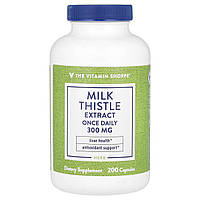 The Vitamin Shoppe, екстракт розторопші, 300 мг, 200 капсул