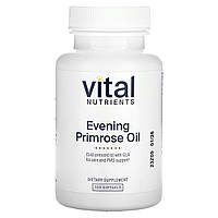 Vital Nutrients, олія примули вечірньої, 100 капсул