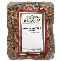 Волоський горіх половинками і шматочками, Bergin Fruit and Nut Company, 11 унцій (312 г)