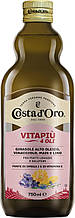 Олія Рослинна Мікс із Чотирьох Олій Першого Холодного Віджиму Costa d'Oro Vitapiu 4 Oils 750 мл Італія